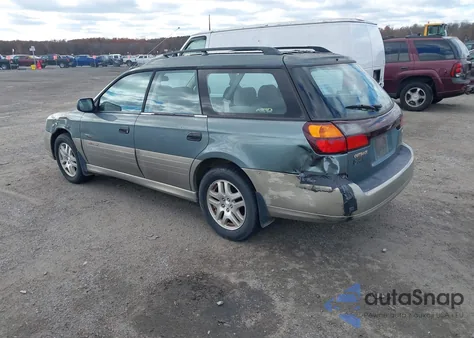 2001 Subaru Outback из США, поврежденный, VIN 4S3BH675X16606605